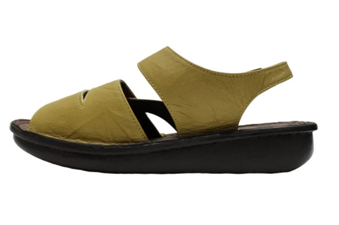 【インコルジェ 8806 カーキ】バックストラップコンフォートサンダル